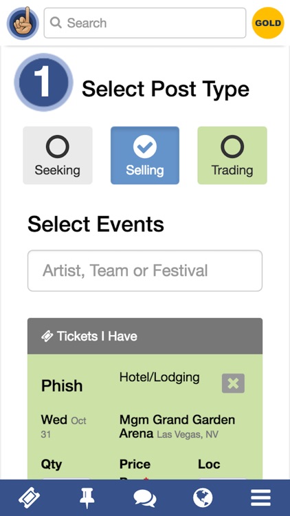CashorTrade Face Value Tickets
