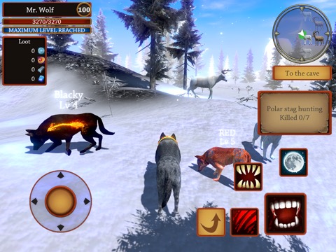 Wolf Simulator - Animal Gamesのおすすめ画像7