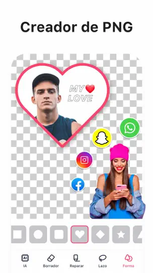 Captura de pantalla de Quitar Fondo De Las Fotos en iPhone 8