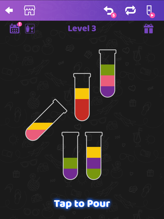 Screenshot #4 pour Puzzle d'eau: tri de cocktails