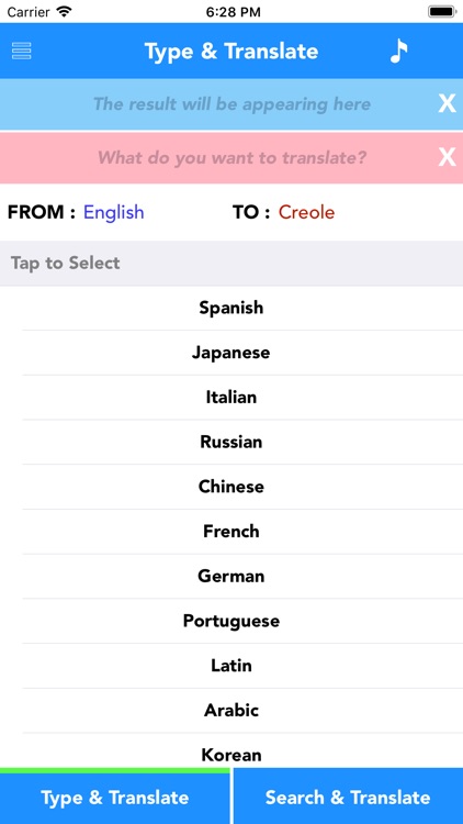 English to Creole Translator