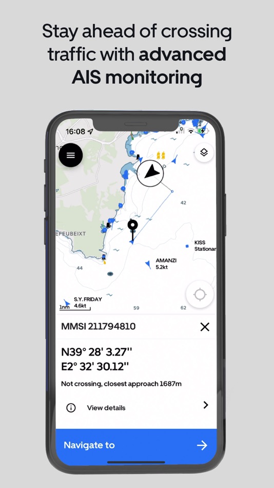 #5. Orca: Boat GPS, Charts, Routes (iOS) 由: Orca Technologies AS