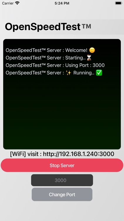 OpenSpeedTest-Server