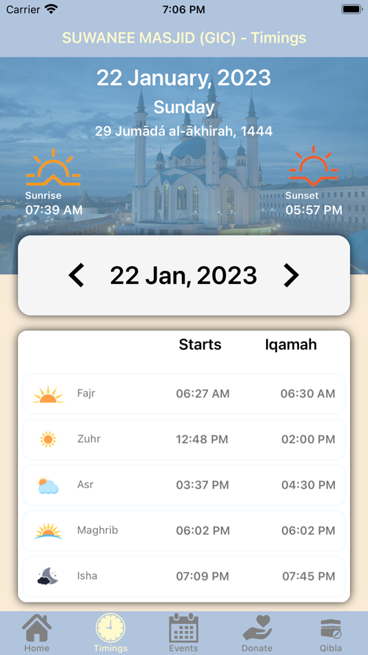 #2. Suwanee Masjid App (iOS) Podle: Zeeshan Ali