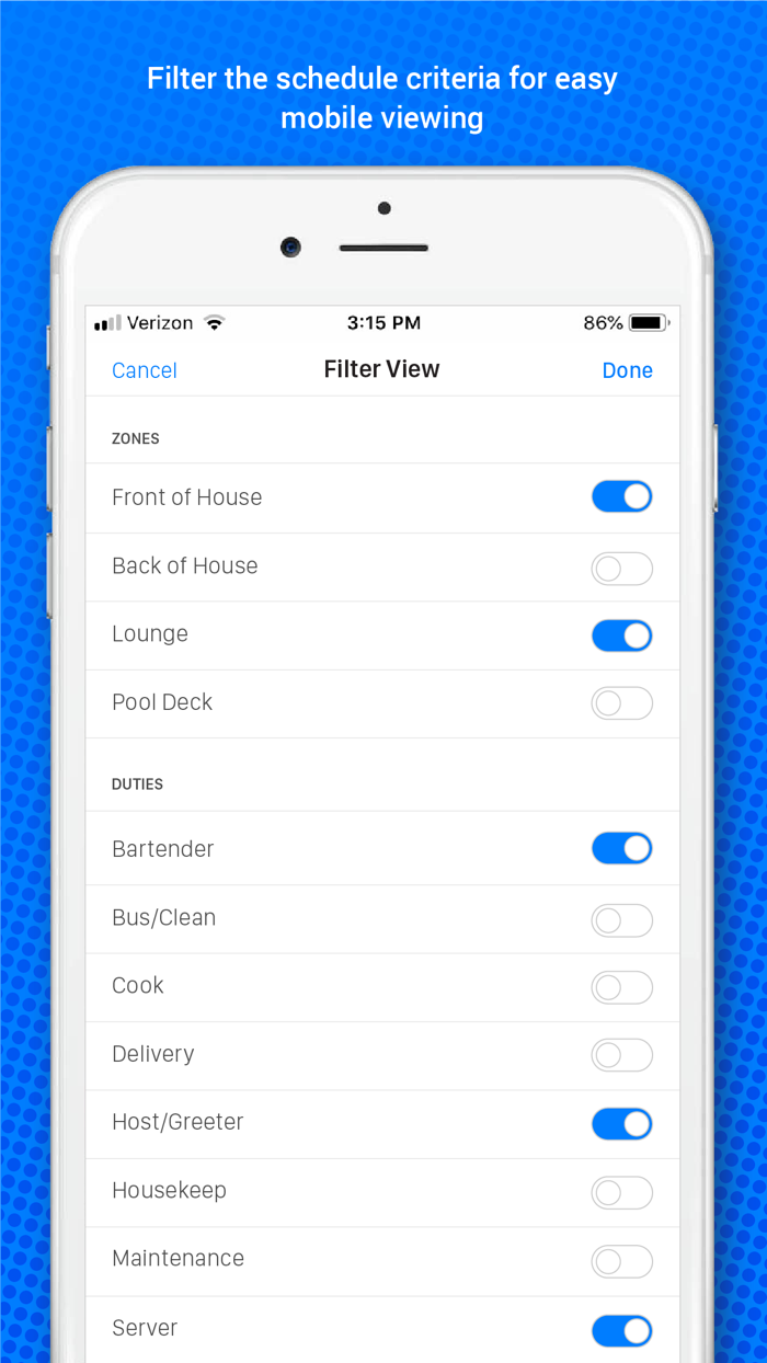 SchedulePop for Managers