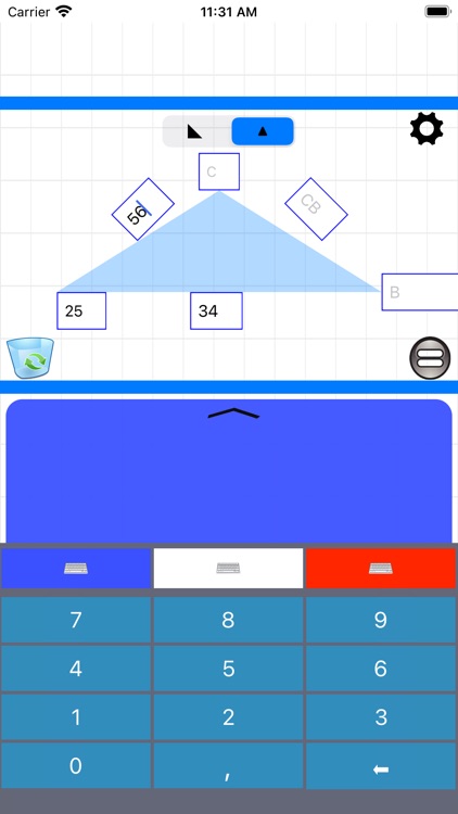 Triangle & Angle calculator screenshot-3