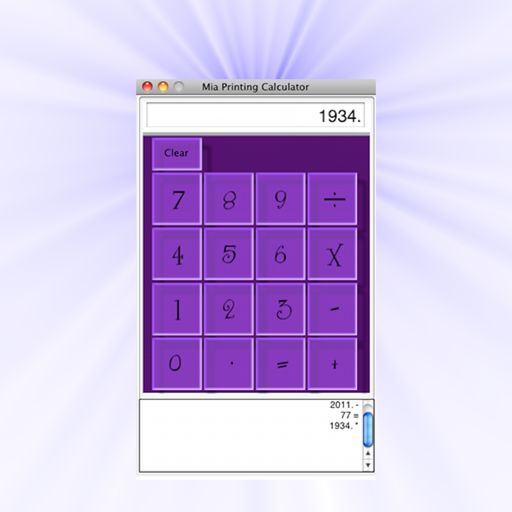 Mia Printing Calculator