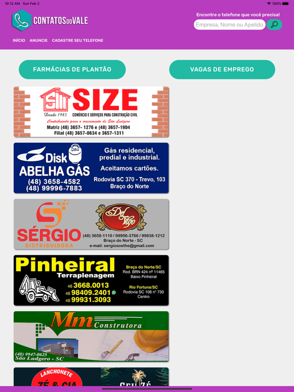 Screenshot #5 pour Contatos do Vale