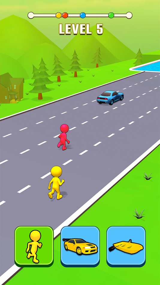 #1. Shape Transform Car Race (iOS) 由: Awon Haider Naqvi