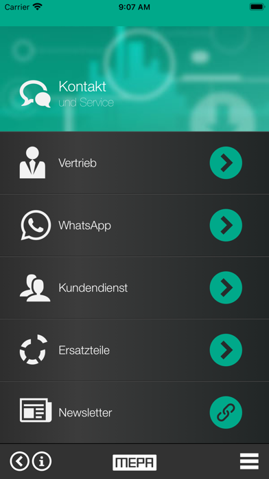 MEPA Service-App Screenshot