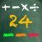 Make the answer equal to 24 using 4 numbers and the + - x ÷ operators