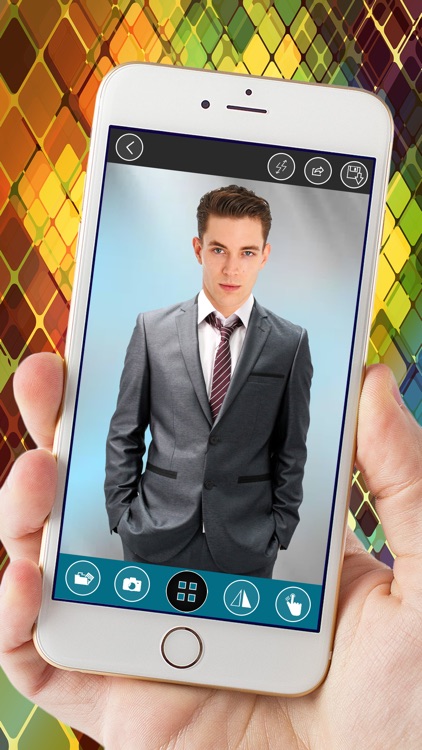 Men Fashion Suit Photo Montage