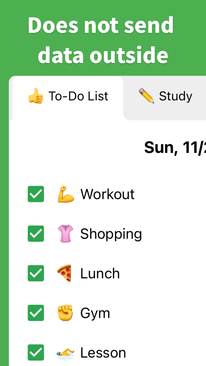Daily Checklist - Todays ToDo