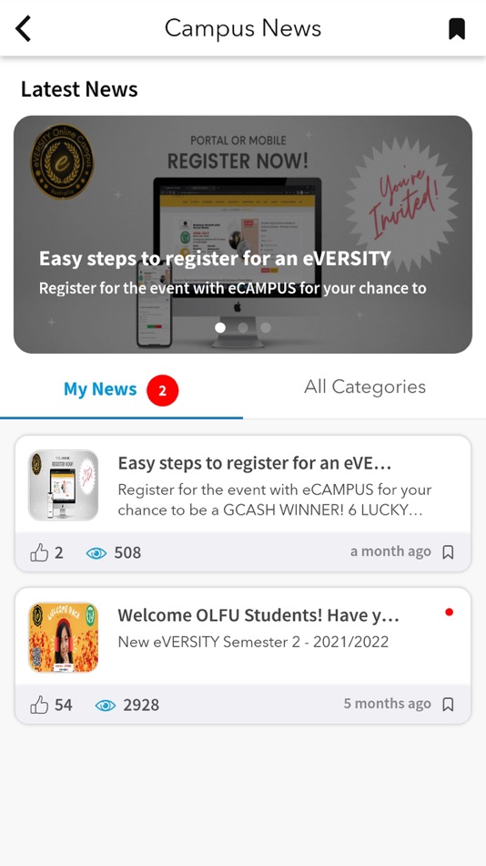 #3. eCAMPUS by eVERSITY (iOS) 由: Engage2Serve