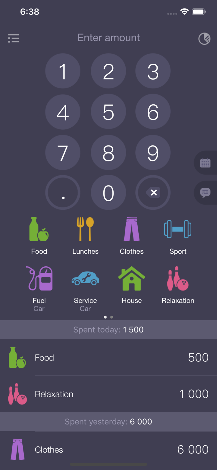 Expenses OK - expenses tracker screenshot 2