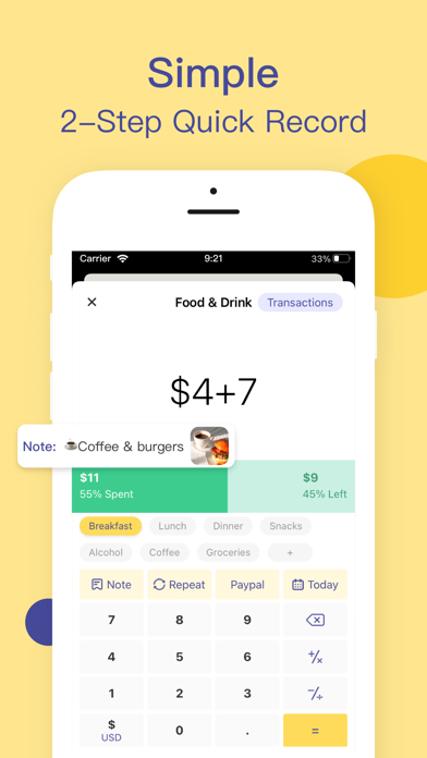 Spending Tracker - Budget App Screenshot