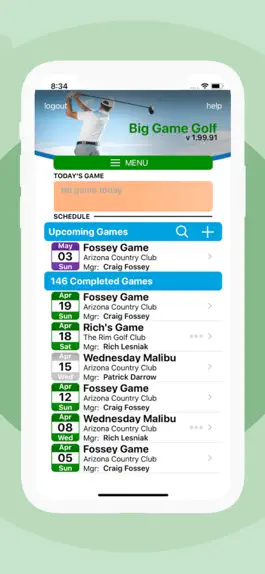 Game screenshot Big Game Golf apk