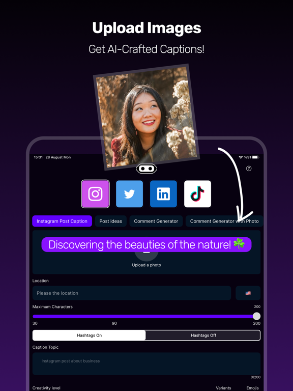 Screenshot #6 pour ChatGPR - Social Media AI