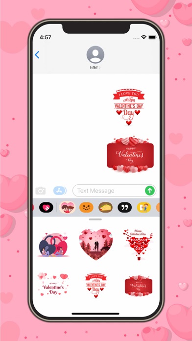 Cute Valentine's Day Stickers! Screenshot