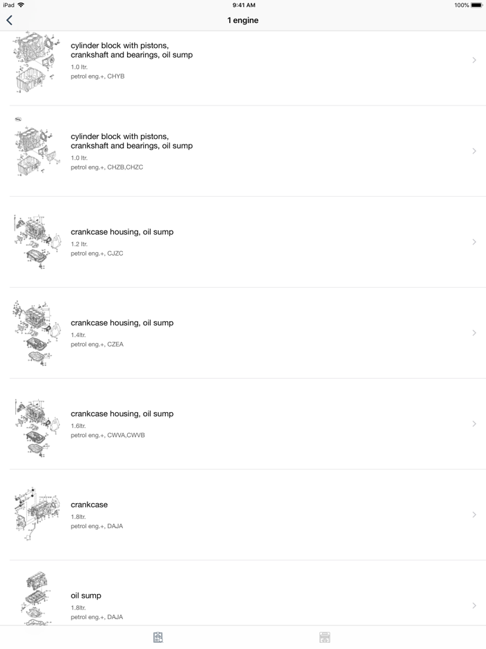Car parts for Seat diagrams