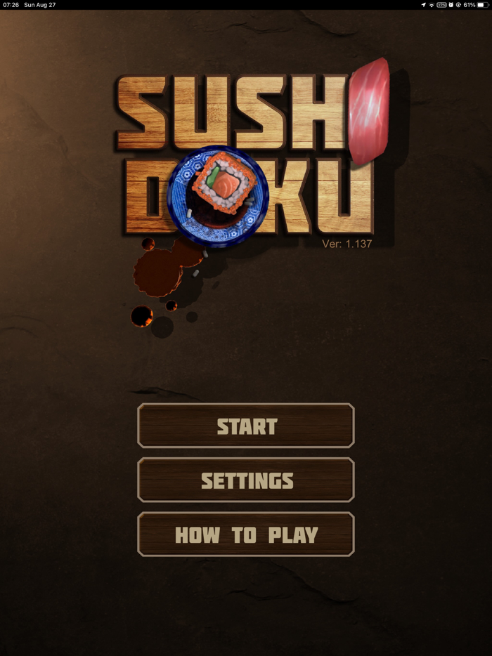 Sushidoku - Sudoku with Sushi