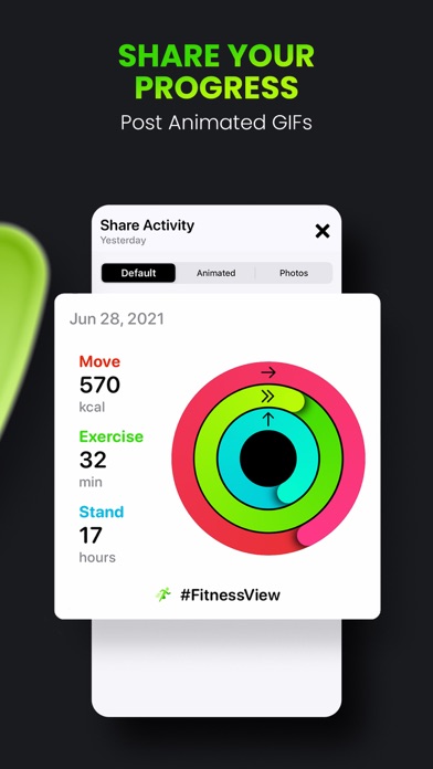 Activity Tracker・FitnessView Screenshot