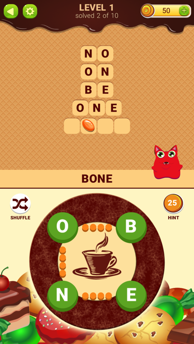 Words with Sweets screenshot 1
