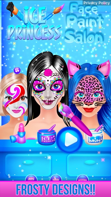 Ice Princess Face Paint Salon