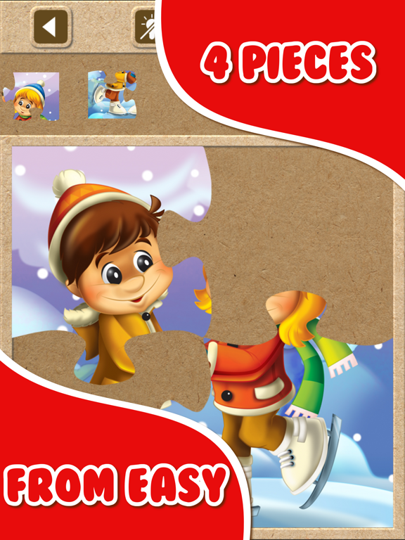 Christmas Kids Jigsaw Puzzle iPad screenshot 4 - Games app