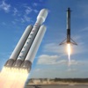 Space Rocket Launch & Landing icon
