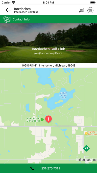 Interlochen Golf Club Screenshot