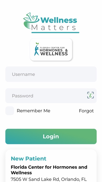 Wellness Matters App Screenshot