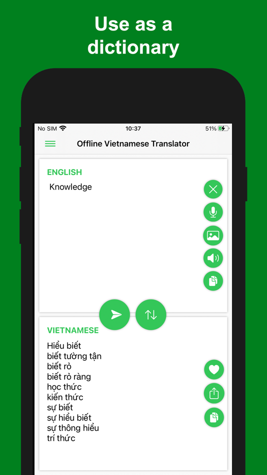 #5. Offline Vietnamese Translator (iOS) 由: Tuan Anh Le
