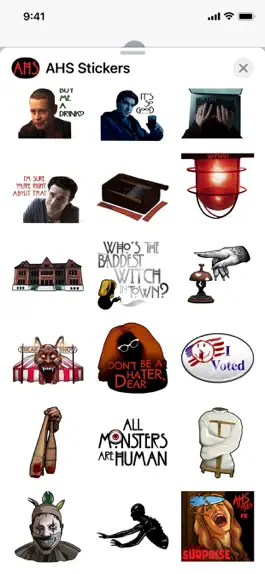 Game screenshot American Horror Story Stickers mod apk