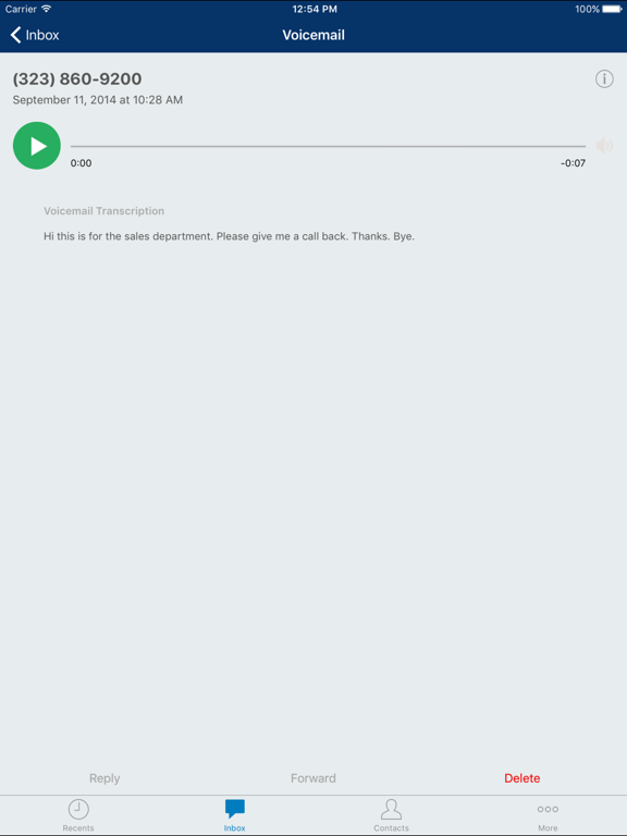 Screenshot #5 pour Onebox® – business phone app