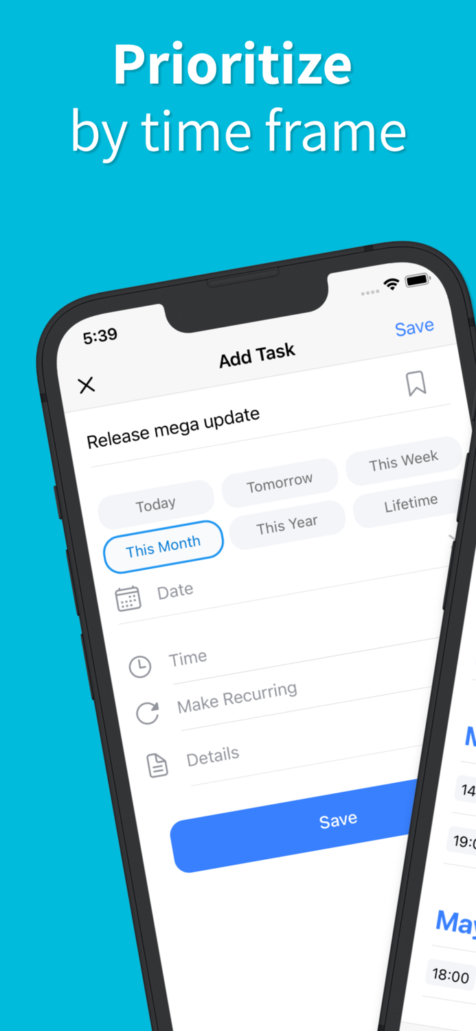 Motidayt Habits Tasks Goals