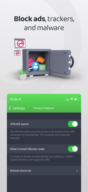 ‎VPN: Private Internet Access Capture d'écran