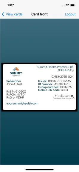 Game screenshot Summit Health Mobile ID Card hack