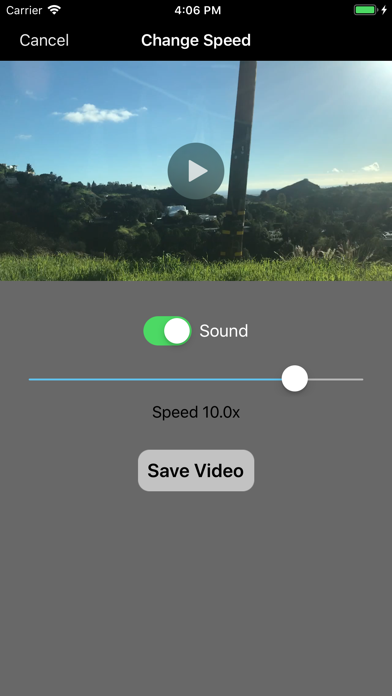 Video Speed Changer - Editor Screenshot