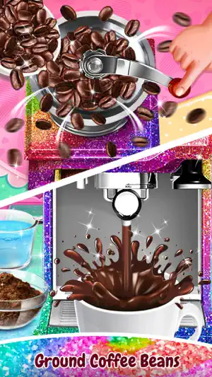 Glitter Coffee - Sparkly Food screenshot 1