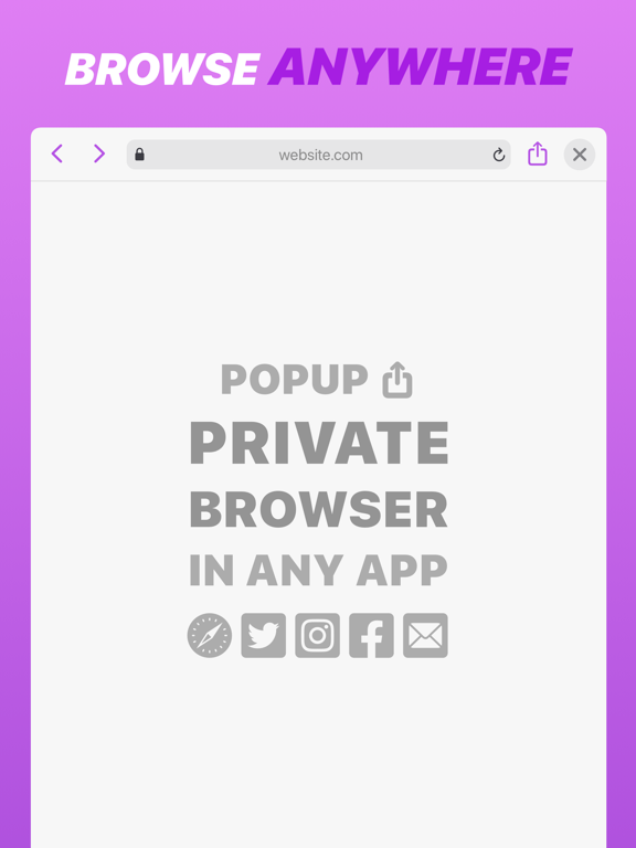 Incognito — Private Browserのおすすめ画像1