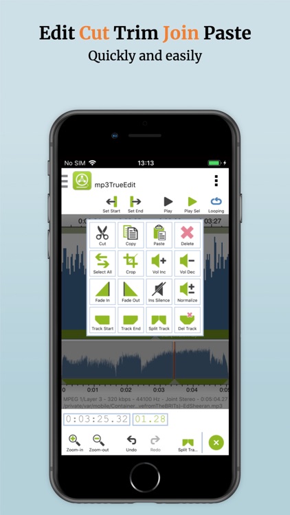 mp3TrueEdit touch