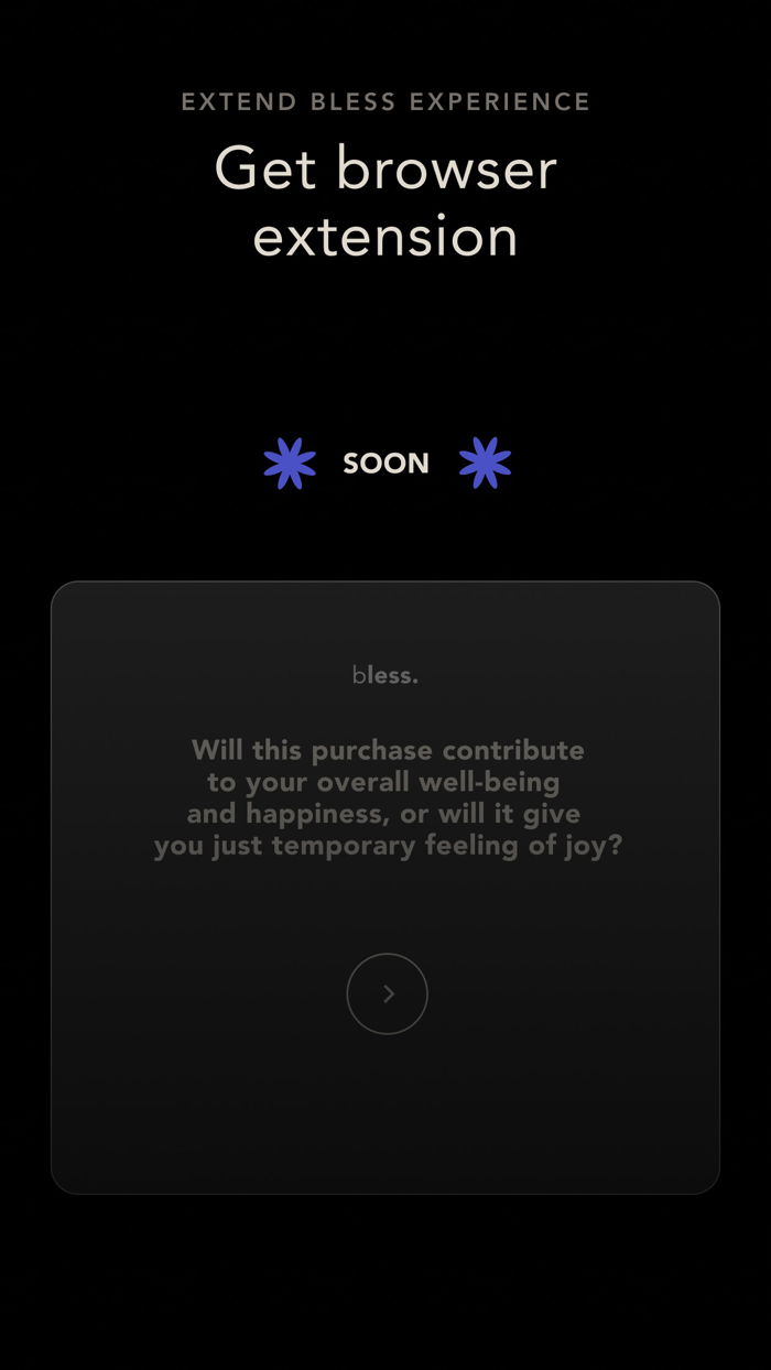 bless. minimal shopping habits