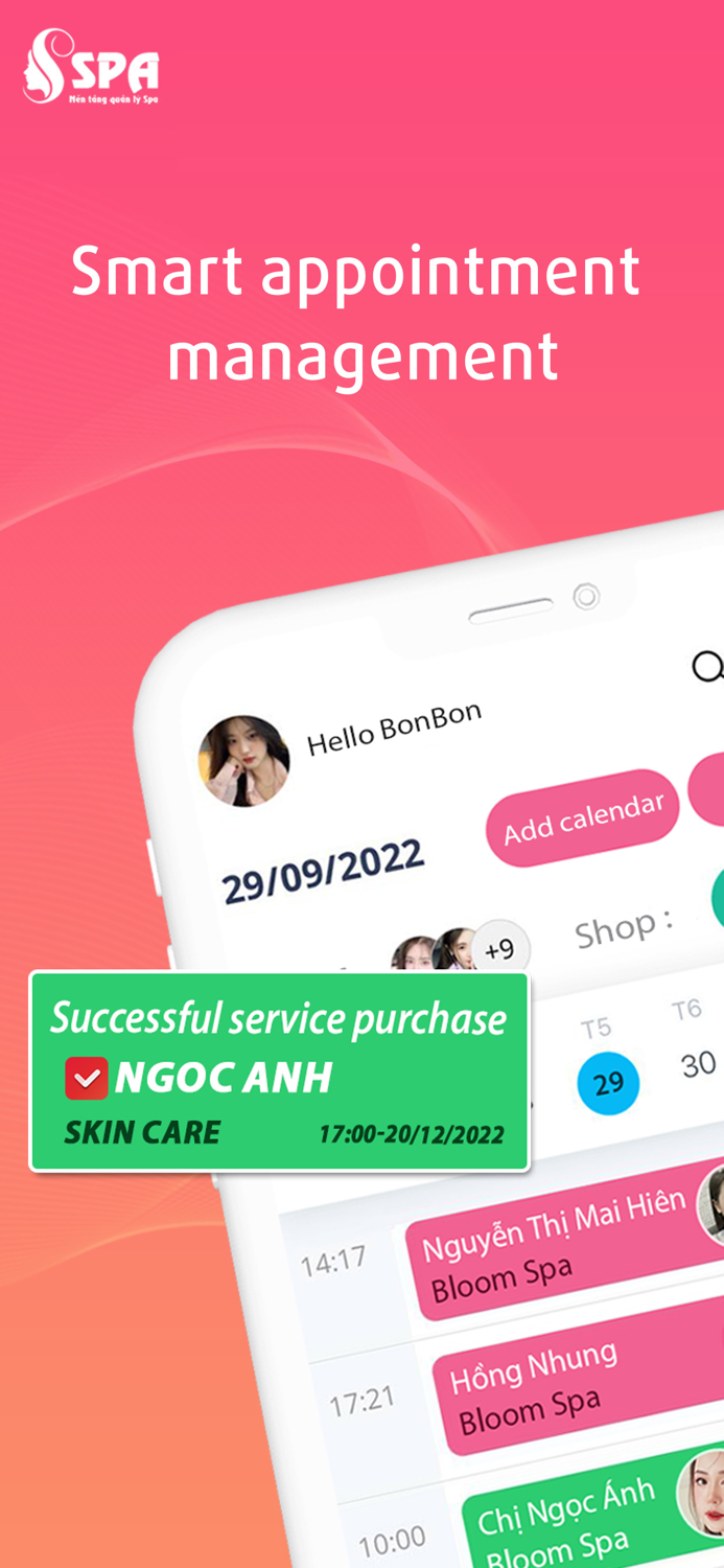 SSPA - Spa and Salon management