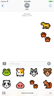 How to cancel & delete colorful animal stickers 1