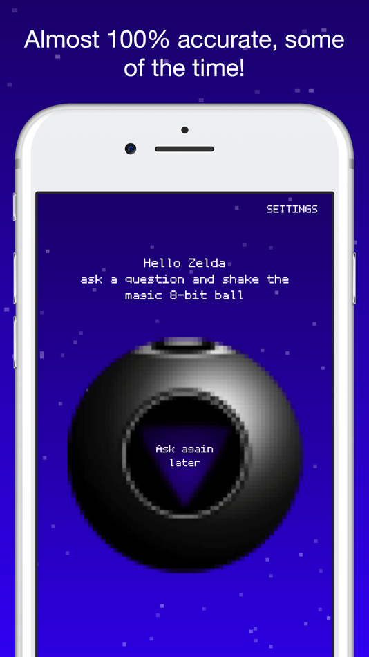 #2. Magic 8 bit 8 ball (iOS) Podle: Richard Shilton