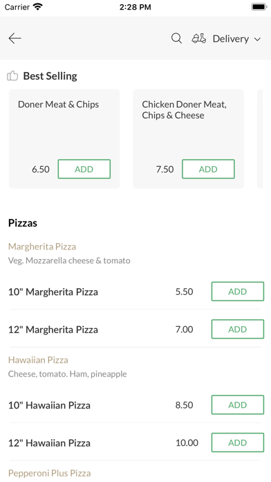 Pizza Roma Holbeach. Screenshot