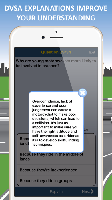 Motorcycle Theory Test Kit UK Screenshot