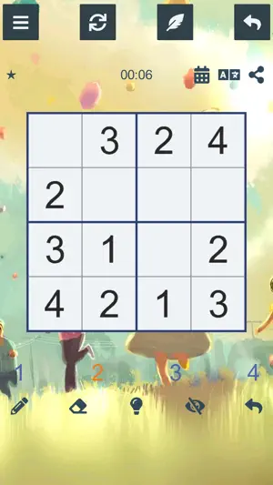 ™ Sudoku 4x4 screenshot 1