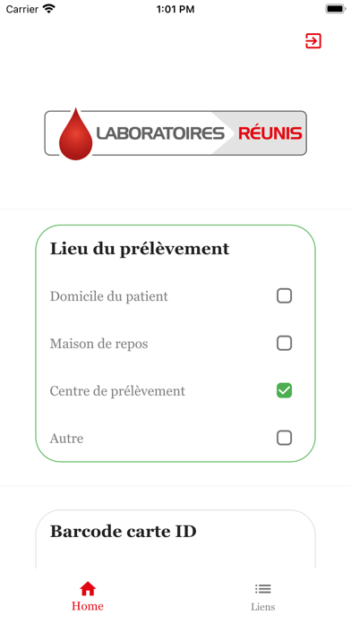 Infirmière Lab Réunis Belgique Screenshot